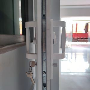 Porte coulissante en PVC à <span class=keywords><strong>double</strong></span> <span class=keywords><strong>vitrage</strong></span>, design moderne, verre Low-E, acier PVC pour la maison, vente chaude - Product Image 4