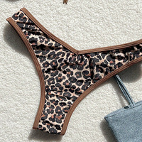 Maillot de bain une pièce sexy imprimé léopard 2026 pour femme, haut de gamme, dos ouvert, doublure en spandex, haute élasticité, style européen, idéal plage et spa