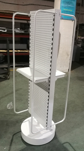 Estantería de góndola con tablero trasero y soporte de exhibición giratorio - Product Image 3