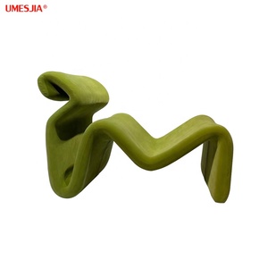 ETCETERA EASY CHAISE Lounge mobili soggiorno fibra di vetro imbottita con velluto - Product Image 4