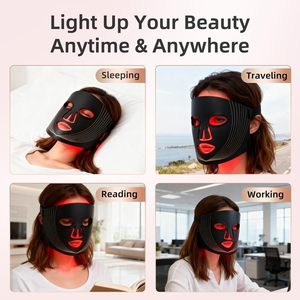 รีโมทไร้สาย 7 สี ซิลิโคนมาส์กหน้า นวดหน้า ชาร์จ USB ได้ ไฟ LED บำรุงผิวหน้า - Product Image 3