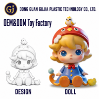 Adornos de Resina y PVC de Niña con Diseño de Viento Otoñal, 14+