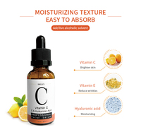 Remarquage acide hyaluronique Tan bouteille salicylique nouveau Design sérum de réparation Anti-visage