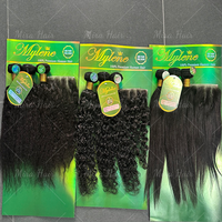Top Choice Color Natural HD Hair 3 + 1Bundles Virgin Bundle Hair Packing con encaje One Pack Full Head/one Pack Solution