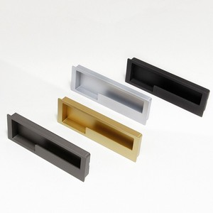 Poignée de porte coulissante encastrée en métal moderne MEILV, poignée de porte de placard encastrée à fente, poignée de porte de tiroir de cuisine - Product Image 6