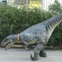 Costume de dinosaure animatronique réaliste pour adultes, idéal pour les centres commerciaux et les parcs de trampolines, personnalisable
