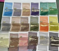 Tissu Spandex Prix de Gros, Tissu Maille Extensible, Tissu Tulle Enduit de Feuille d'Or et d'Argent pour Robe Femme, Robe de Soirée, Scène