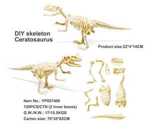 Birden stilleri dinozor kazmak kitleri PP plastik hayvan kafatası DIY dinozor iskelet montaj oyuncaklar - Product Image 3