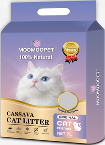 2024 pabrik grosir harga terbaik sampah tapioka kuat gumpalan singkong kucing Litter - Product Image 4