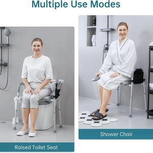 toilet safety rail for elderly seniors adjustable frame hand disabledgrab wall bathe best height installation with easy arm - Product Image 5