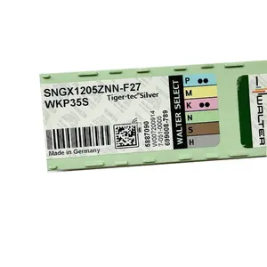 SNGX1205ZNN-F27 WKP35S 100% मूल वास्तविक वाल्टर्स सीएनसी कटिंग टूल टर्निंग ब्लेड कार्बाइड आवेषण