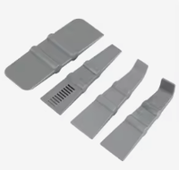 Kit d'outils de pose de film adhésif pour voiture KUNAISI, 4 pièces, en matériau PP, avec grattoir à vinyle pour l'application d'autocollants sur la carrosserie