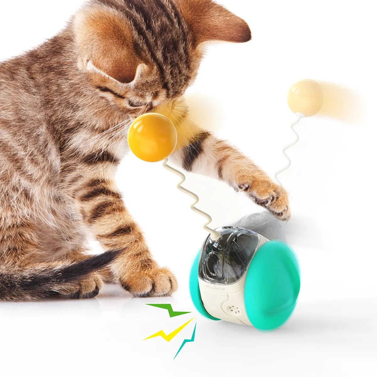 Multifunctional Fun Vocal Balanced Car Interactive Cat Toy Balanced Cat Chasing Toy