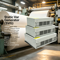 Générateur de VAR statique SVG 400V 50kvar, armoire de compensation de puissance réactive dynamique (STATCOM) pour correction du facteur de puissance industrielle