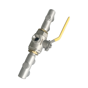 Válvulas de Bola Criogénicas DQS15C4W DN15 ODM de 5 Vías, Válvulas Desviadoras para Almacenamiento a Granel - Product Image 4