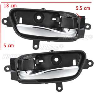 Manija de puerta interior cromada izquierda/derecha para Nissan Altima 2013 2014 2015 2016 2017, accesorios de estilo para coche # 80671-3TA0D 80670-3TA0D - Product Image 2