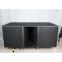 A28 double bobine de 18 pouces 100mm Caisson de basses professionnel Système audio de studio Performance de haute qualité Montre Bobine en néodyme