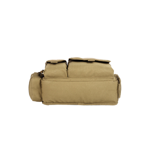LUPU Tactical pouch <b>Bag</b> Nylon <b>MOLLE</b> System Zipper Closure Unisex Outdoor Carry Beige - Product Image 4