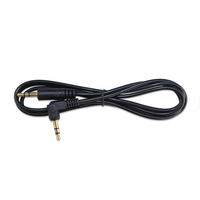 Fabrik-Großhandel: Anpassbare Goldene Rechtwinklige 90-Grad-3,5-mm-Stereo-Stecker-zu-Stecker-Audiokabel