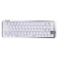 Clavier de jeu filaire RGB VGN FLASH 68HE avec interrupteurs magnétiques en aluminium, taux de polling de 8000 Hz, précision de réactivité de 0,001 mm, montage Gasket