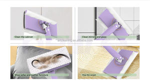 2023 lingettes mains libres et chiffon de remplacement vadrouille paresseux mini bureau verre nettoyage petite taille vadrouille pour salle de bain - Product Image 4