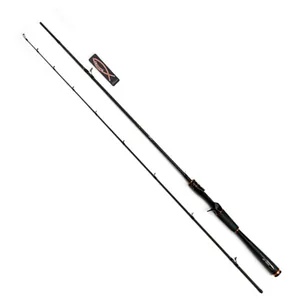 斯内达批发钓鱼竿1.98米2.13米2.28米2节硬纺投饵棒碳纤维旅行棒