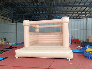 Château gonflable rose en PVC personnalisé avec long château gonflable de type curseur pour sauter et rebondir logo gratuit - Product Image 4