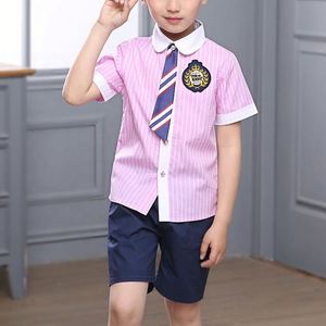 Uniforme personnalisé <span class=keywords><strong>de</strong></span> classe d'étudiant d'été chemisier à manches courtes pour garçons et filles conception d'uniforme <span class=keywords><strong>de</strong></span> collège et <span class=keywords><strong>lycée</strong></span> - Product Image 5