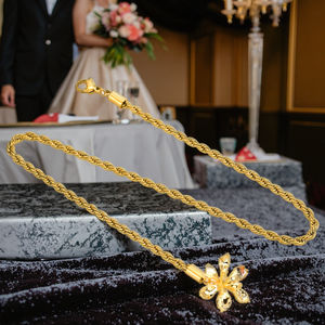 Atacado Personalizado Flor Cadeia Novidade Collar Fique Lapela Pin Broche Personalizado Suit Camisa dos homens Acessório de moda Casamento Tuxedo Presente - Product Image 5