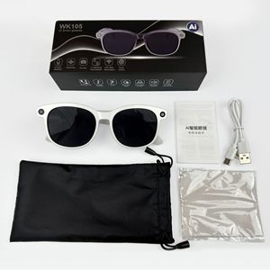 Lentes Inteligentes WK105 con IA en Tiempo Real, Control por Voz, Reconocimiento de Objetos, Traducción, Grabación de Video Estabilizada y Fotos - Product Image 4