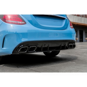 เหมาะสำหรับ C-Class W205 ปี 15-21 ชุดแต่ง C63 ปี 19 กันชนหน้า กระจังหน้า สเกิร์ตข้าง กันชนหลัง ลิ้นกันชนหลัง ปลายท่อไอเสีย - Product Image 3