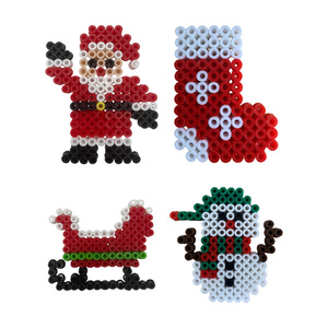 <span class=keywords><strong>Perline</strong></span> in Plastica Divertenti di Alta Qualità per <span class=keywords><strong>Puzzle</strong></span> Fai-da-Te, Tema Natalizio, <span class=keywords><strong>Perline</strong></span> Perler da 5 MM per Bambini - Product Image 5