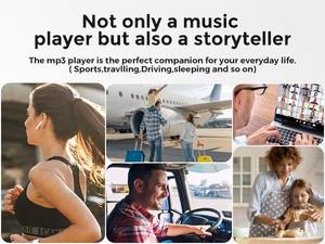 Reproductor de Música MP3 con Pantalla LCD de 2.4 Pulgadas, Sonido HiFi sin Pérdidas, Altavoz, Reproductor con FM, Libro Electrónico, Bluetooth, Reproductor MP4 - Product Image 4