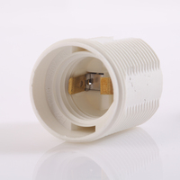 Douilles de lampe E27 en plastique à filetage complet avec certification CE 4A 250V, socle de lampe, douilles d'ampoule, douille de lampe E27