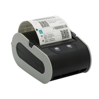 Printer Thermal Mini Portabel 80mm dengan Baterai Isi Ulang Nirkabel Bluetooth