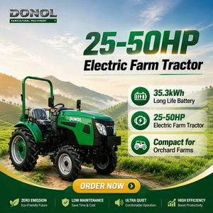 Tractor Agrícola <span class=keywords><strong>El</strong></span>éctrico con Sistema de Accionamiento por Batería ROPS y Rendimiento 4WD de 50HP <span class=keywords><strong>para</strong></span> Uso en <span class=keywords><strong>Campo</strong></span> - Product Image 1