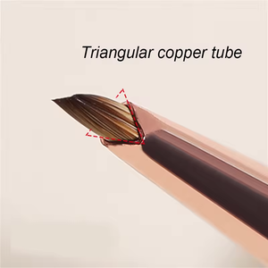 Rose bonne apparence outil de beauté de haute qualité acrylique brosse à ongles française étiquette privée Gel brosse à ongles pour fleur sculptée/<span class=keywords><strong>papillon</strong></span> - Product Image 5