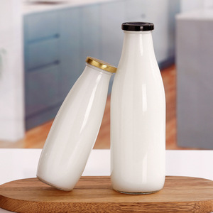 <span class=keywords><strong>Bottiglia</strong></span> di latte con Design personalizzato per serigrafia con coperchio a vite da <span class=keywords><strong>1</strong></span> <span class=keywords><strong>litro</strong></span> <span class=keywords><strong>bottiglia</strong></span> di <span class=keywords><strong>vetro</strong></span> - Product Image 3