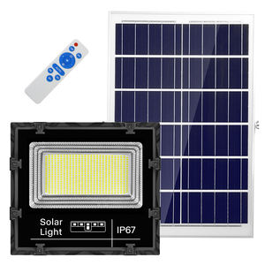 ไฟสปอร์ตไลท์พลังงานแสงอาทิตย์ 500W สำหรับภายนอกอาคาร วัสดุ ABS กันน้ำระดับ IP67 ควบคุมด้วยรีโมท - Product Image 1