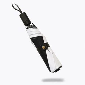 Parapluie pliant double usage anti-UV avec motif chat, protection solaire automatique, colle noire, vente en gros - Product Image 3