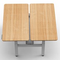 4AF3-2 Bureau ergonomique à quatre pieds, table électrique, réglable en hauteur, cadre de bureau pour 2 personnes
