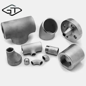 Duplex Steel 2205 304 316 347l 904l Stainless Steel 1.5mm 45 90 Degree Asme B16.9 Butt Weld Lr/sr Elbow Tee Reducer For Industry