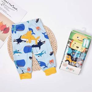 Pantalons décontractés 2018, 100% coton, imprimés rayés, leggings pour bébé, printemps - Product Image 1