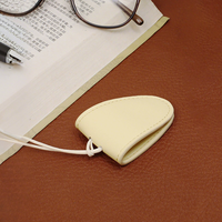Étui à lunettes en cuir PU, pochette portable pour lunettes de soleil, cordon de cou, porte-lunettes de soleil