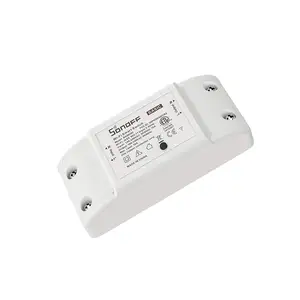Sonoff basic 10a/2200w maison intelligente domotique Wifi interrupteur intelligent télécommande sans fil minuterie interrupteur de contrôle de la lumière