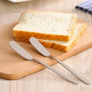 304 Stainless Steel Butter Knife Cheese Spreader Thickened Multi Purpose Kitchen Baking Tool Dishwasher Safe - Product Image 1
