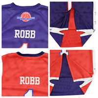 Maillot de basketball réversible personnalisé, uniforme de basketball réversible en double maille sublimée, débardeur d'entraînement athlétique à col en V, OEM ODM