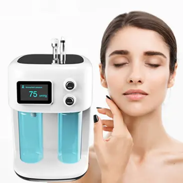 Machine professionnelle de dermabrasion faciale à l'eau microdermabrasion 2 en 1 peau propre enlèvement des points noirs équipement de beauté portable