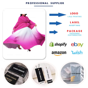 D3297 Dernier Design Tenues d'Automne Africaines pour Femmes <span class=keywords><strong>Haut</strong></span> Irrégulier à Lacets <span class=keywords><strong>et</strong></span> <span class=keywords><strong>Jupe</strong></span> Plissée Dégradée Ensemble Deux Pièces Vêtements pour Femmes - Product Image 3