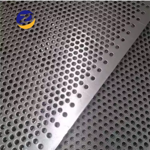 יריעת מתכת מחוררת בצורת חלת דבש מפלדת אל-חלד עם שירות חיתוך - Product Image 6